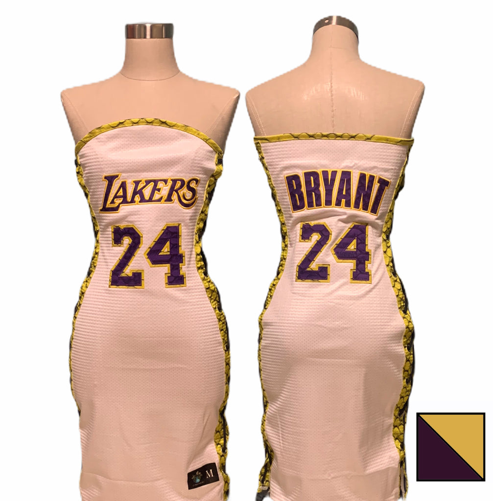 Image of Lakers Bryant Retro NBA Jersey Dress  Jersey dress outfit, Nba jersey  dress, Jersey dress